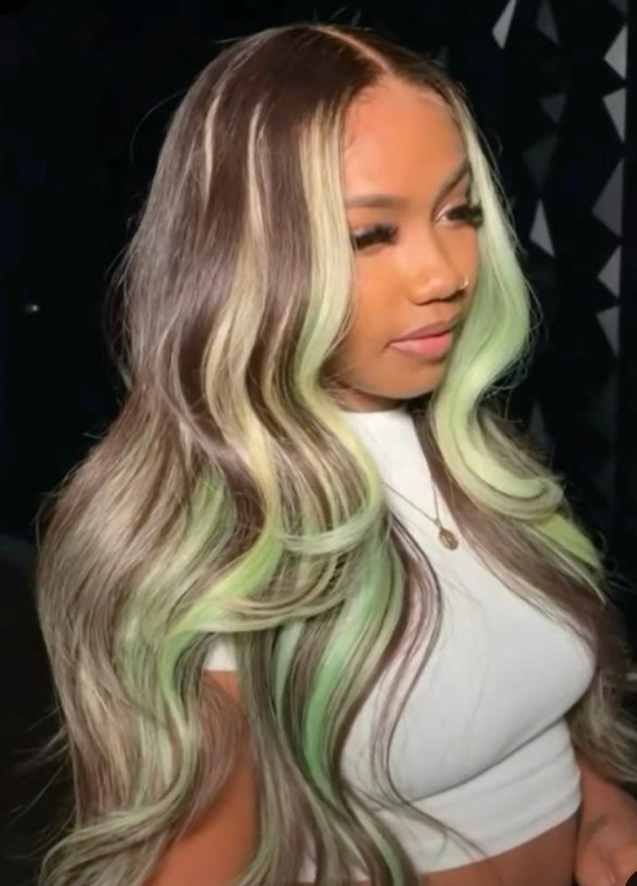 Custom HD 13*4 Virgin Frontal Wig