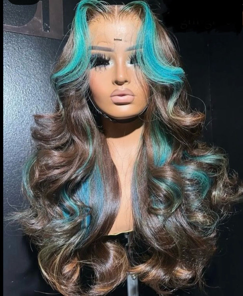 Custom HD 13*4 Virgin Frontal Wig