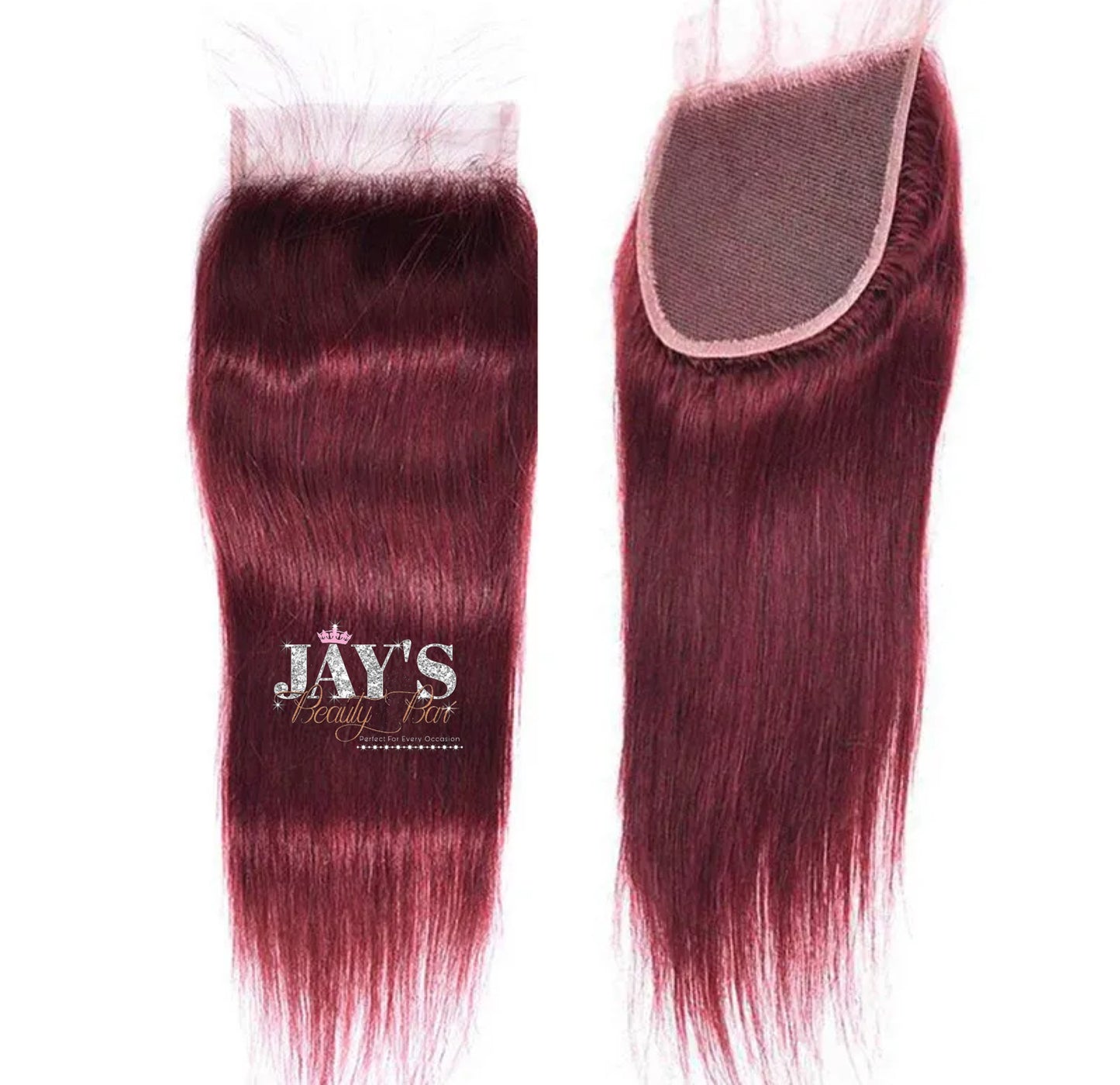 Burgundy Raw Vietnamese Closures/Frontals