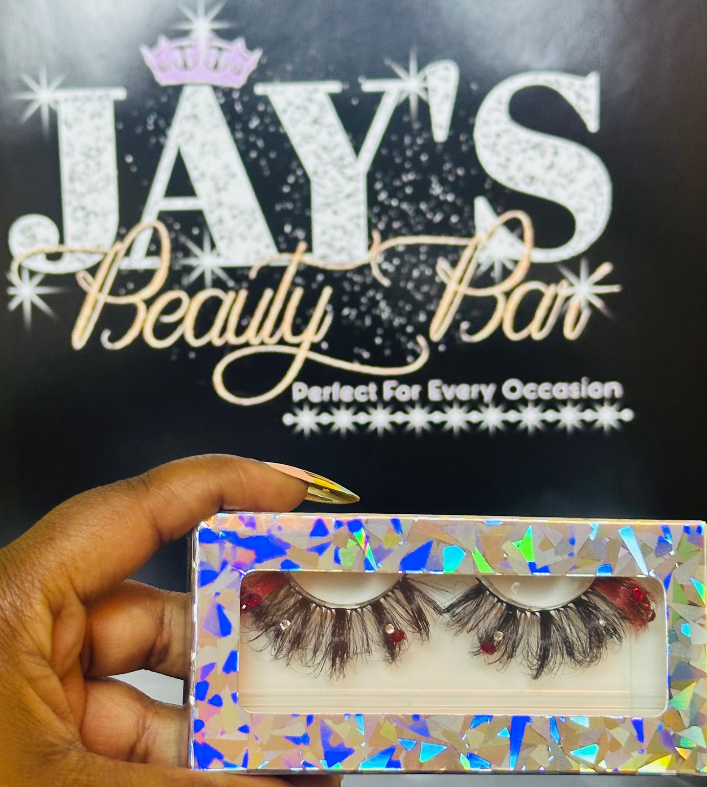 Rhinstone Color Lashes