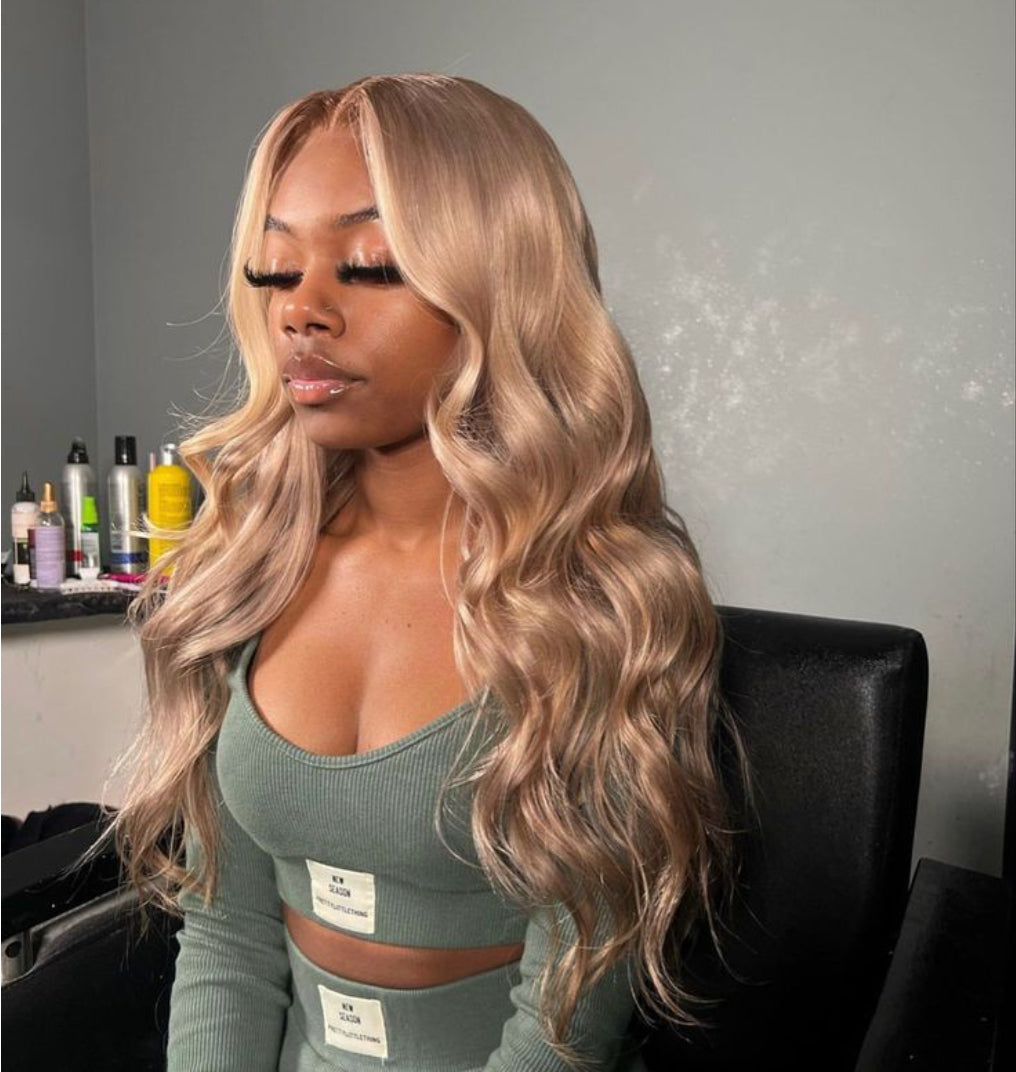 Custom HD 13*4 Virgin Frontal Wig
